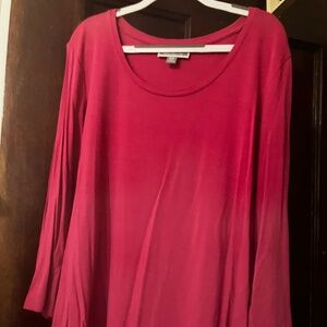 Fuschia Tunic Top
